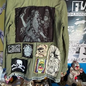Punk utility jacket